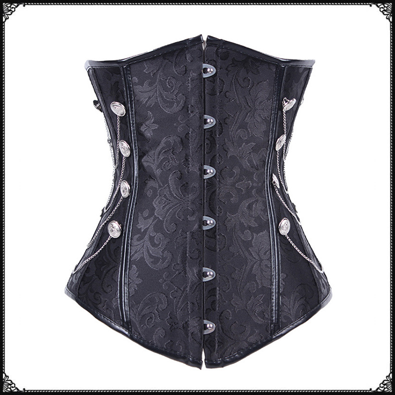 Color: C, Size: S - Magic Card Riding New European And American Retro Palace Gothic Vest Corset Steel Bone Cosplay Halloween Shooting Suit - Image 2