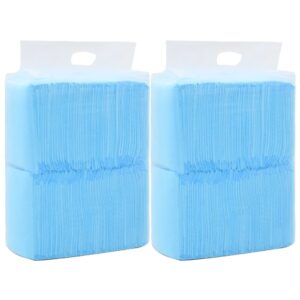 vidaXL Pet Training Pad Set of 200 Blue and white