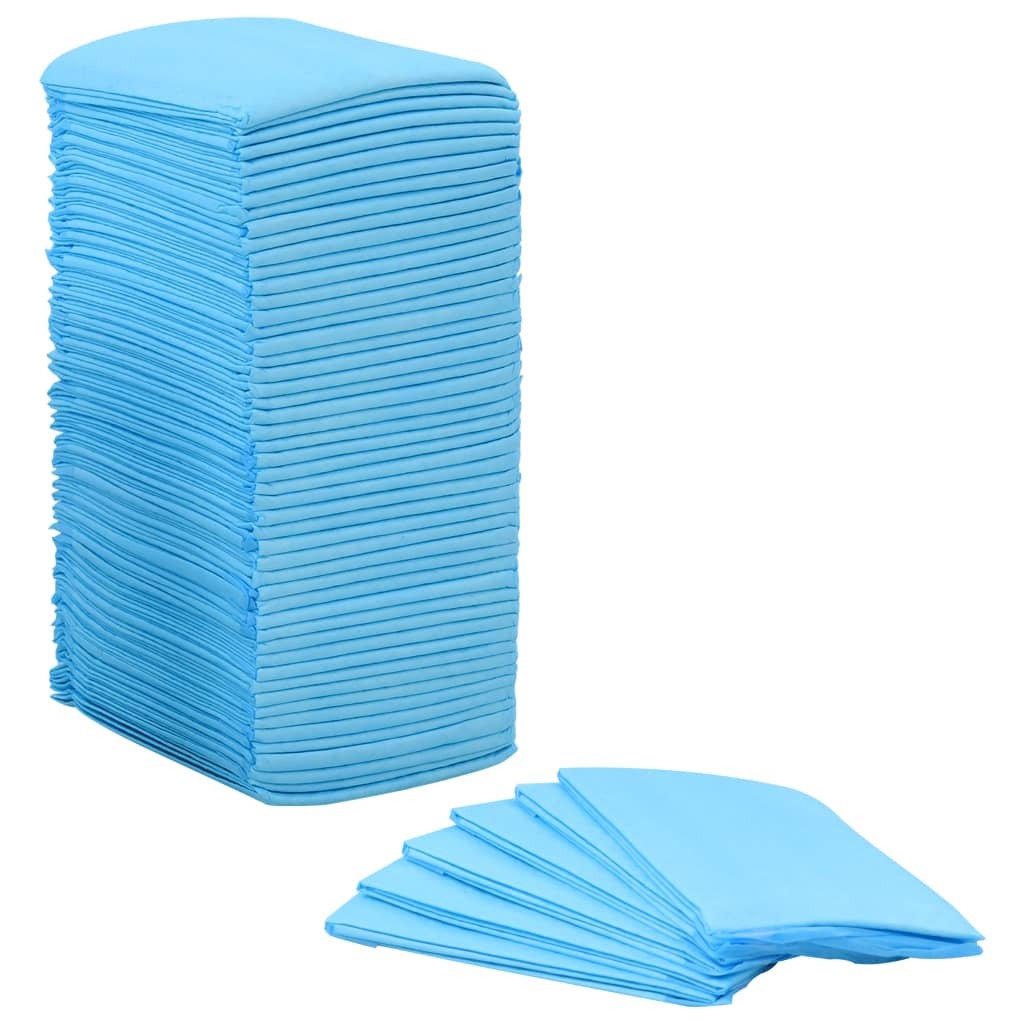 vidaXL Pet Training Pad Set of 200 Blue and white - Image 5