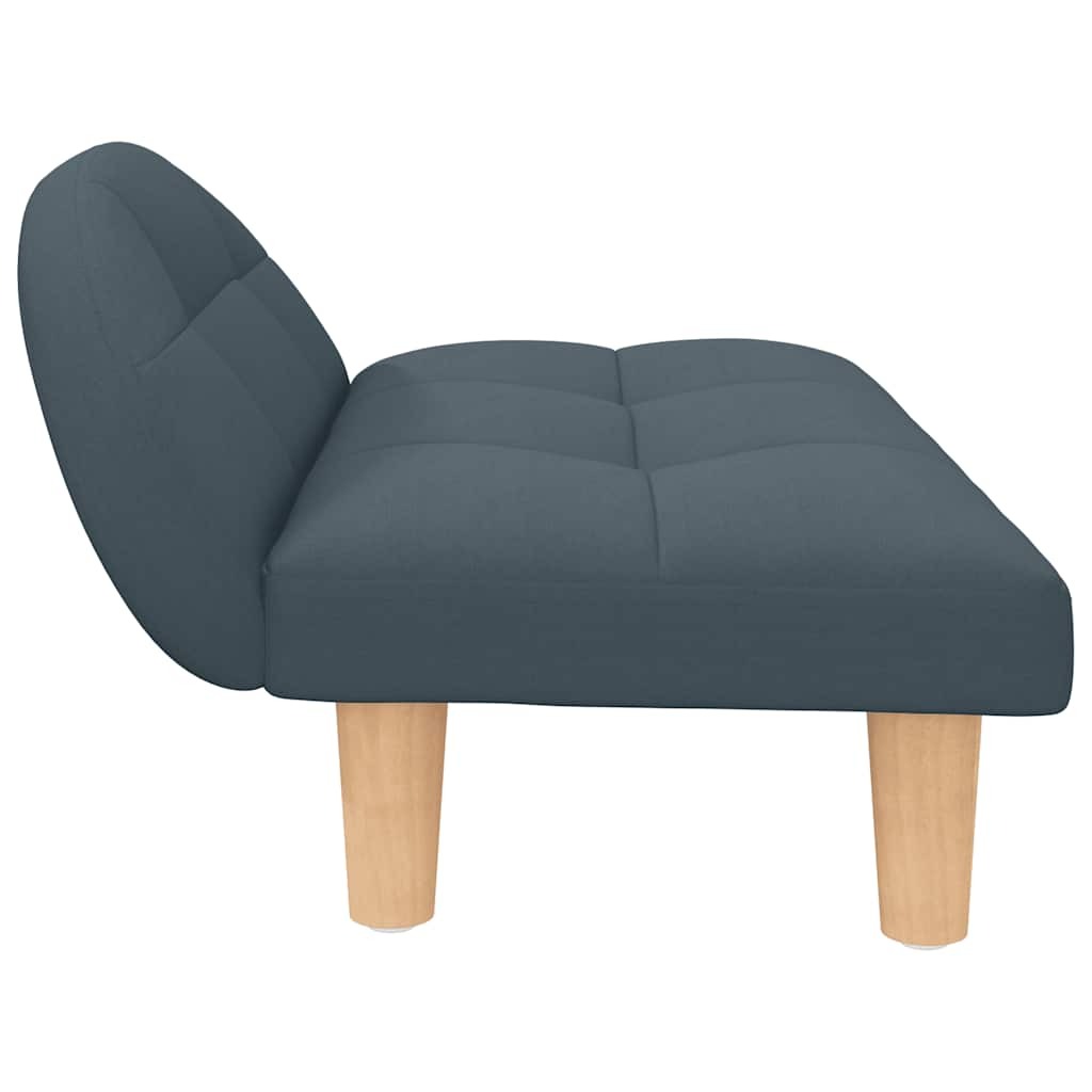 vidaXL Dog Bed Dark Grey 70x52 x 11.8 " Fabric - Image 4