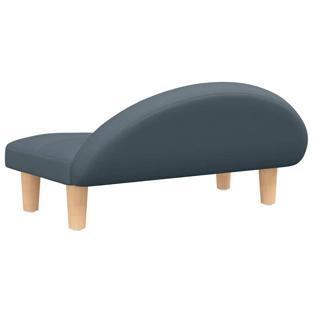 vidaXL Dog Bed Dark Grey 70x52 x 11.8 " Fabric - Image 5