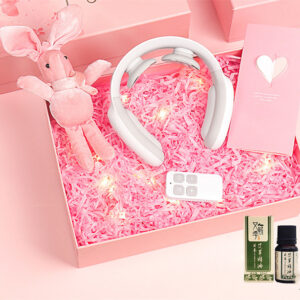 Color: White remote - Multifunctional Massage Remote Control Neck Massager