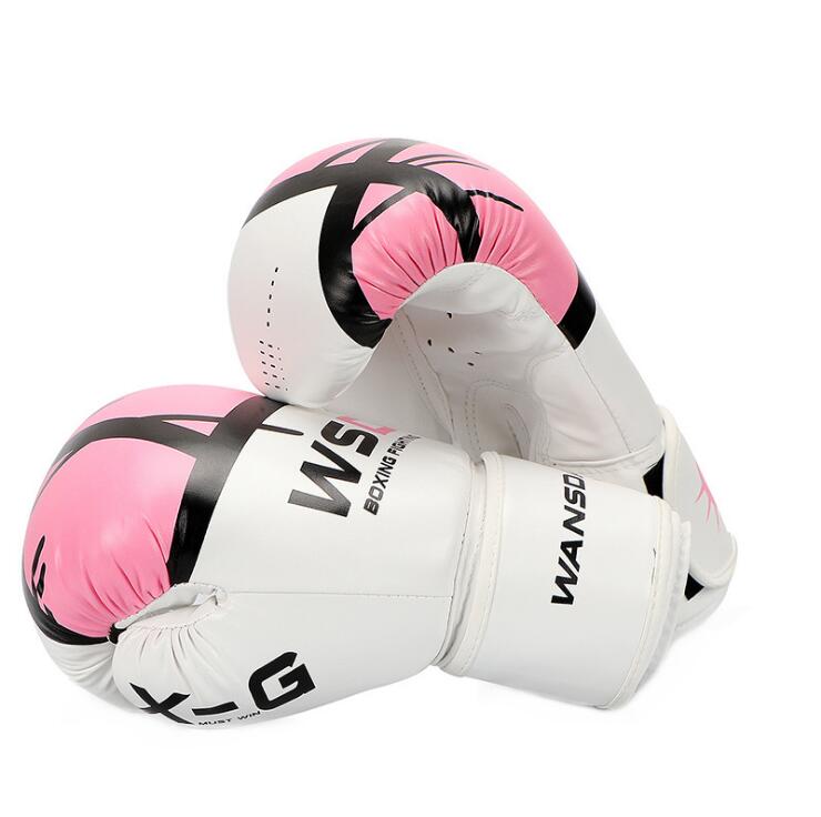 Color: Pink, Size: 6OZ - Training boxing gloves - Image 2