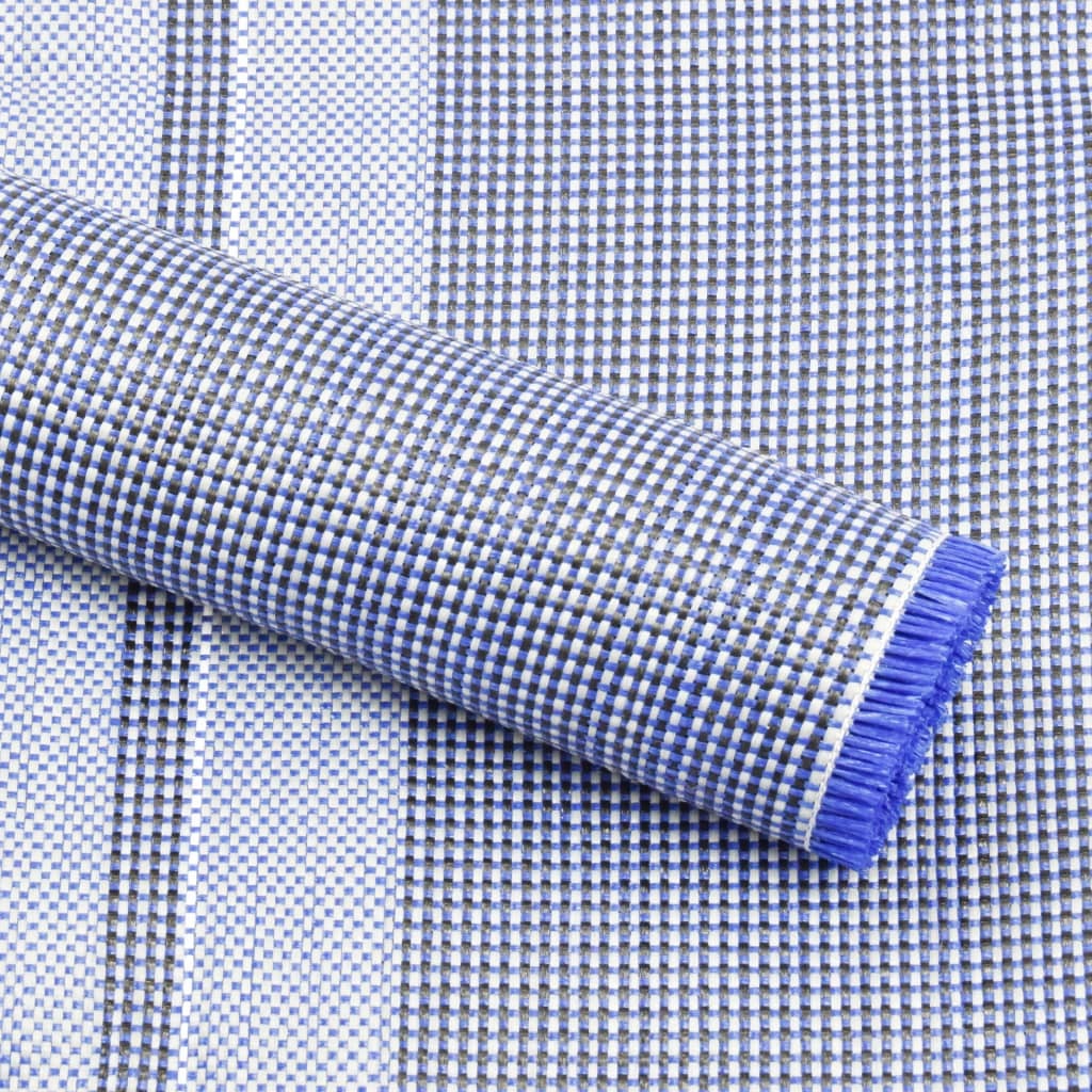 vidaXL Tent Carpet 236.2"x98.4" Blue - Image 5