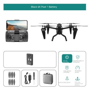 style: D Style, format: Equipped With Two Batteries - Full Set Of Alloy KS66 UAV Outdoor Sports Aerial Remote-control Smart Toys