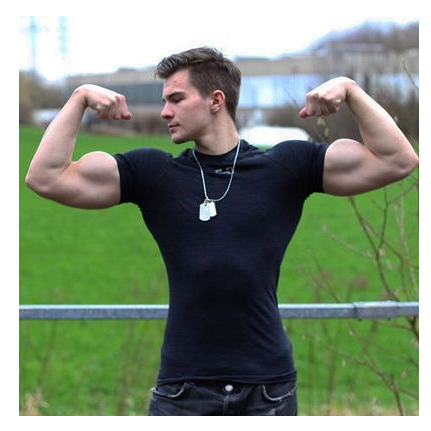 Long-sleeved tights fitness clothes sports tops high-elastic breathable round neck training suits bottoming shirt men's quick-drying clothes - Color: Black short sleeve, Size: XXL - Image 2