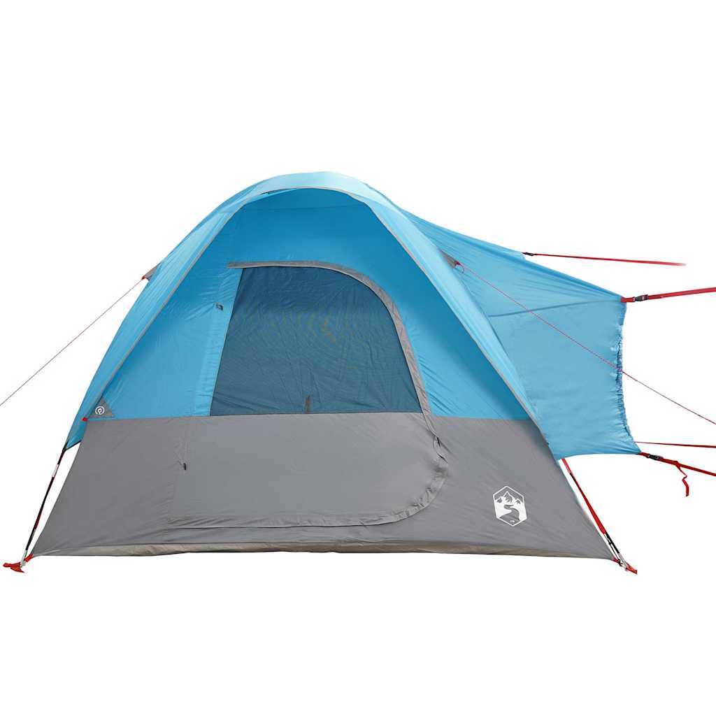 vidaXL Car Tent 4-Person Blue Waterproof - Image 6