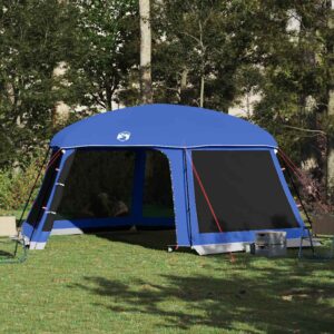 vidaXL Pool Tent with Removable Fly & Mesh Walls Azure Blue 243.3x209.4"