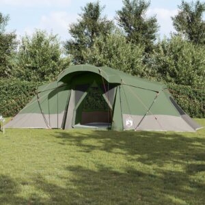 vidaXL Family Tent with Windows Dome Green 6-Person Waterproof