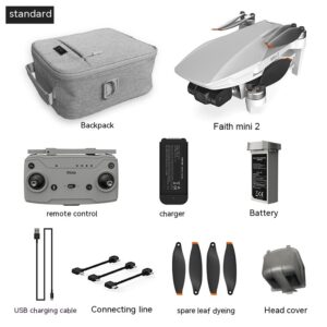 Color: 1Battery - UAV 4K Three-axis Brushless Anti-shake Head