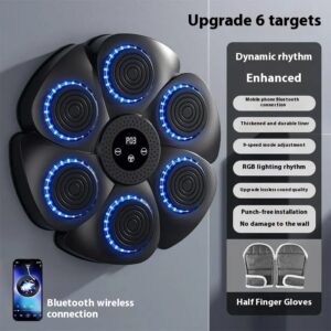 Specifications: Black Boxing Target Gloves - Smart Bluetooth Wireless Boxing Home Exercise Fitness Boxing Equipment