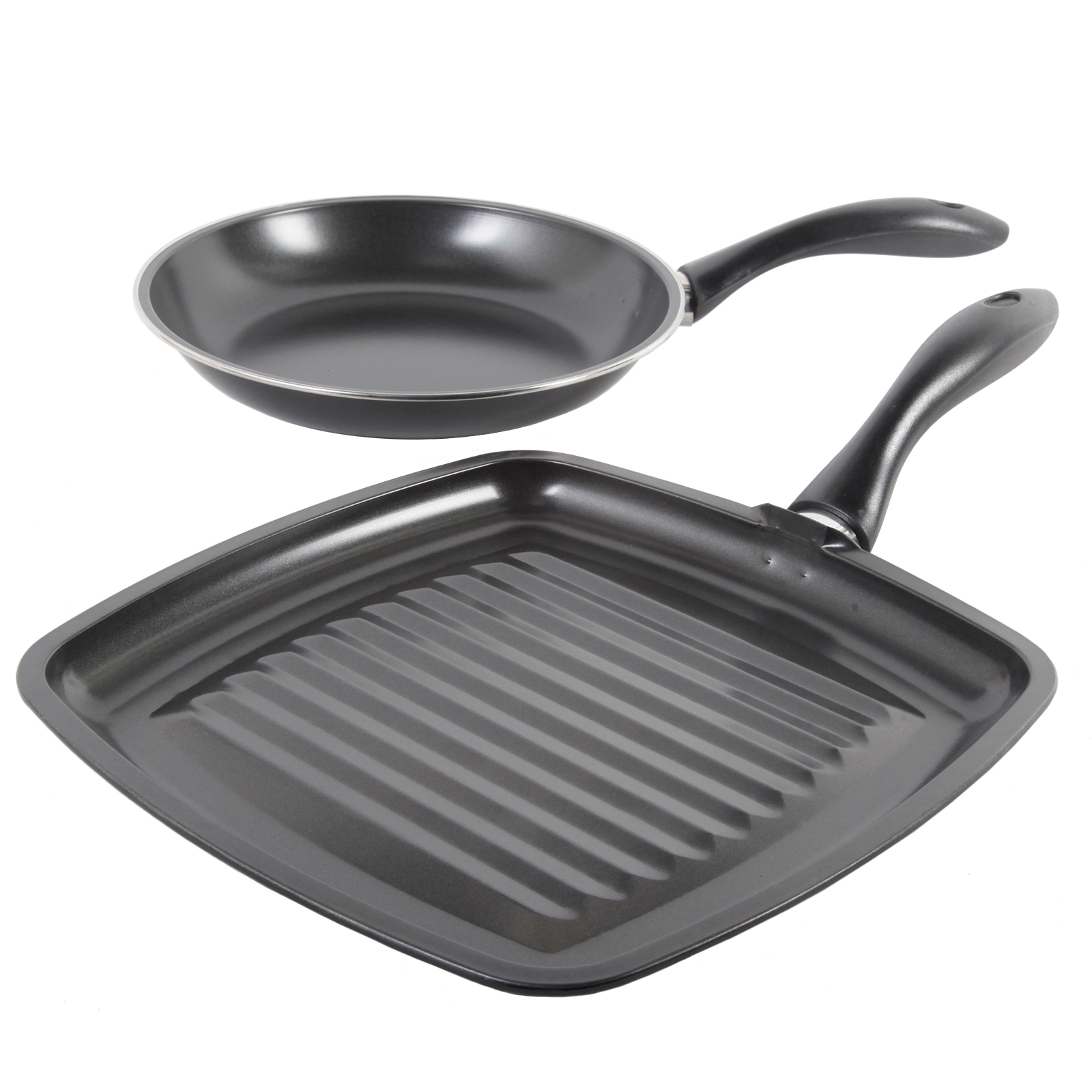 Gibson Westleton 2 piece Cookware Set Black