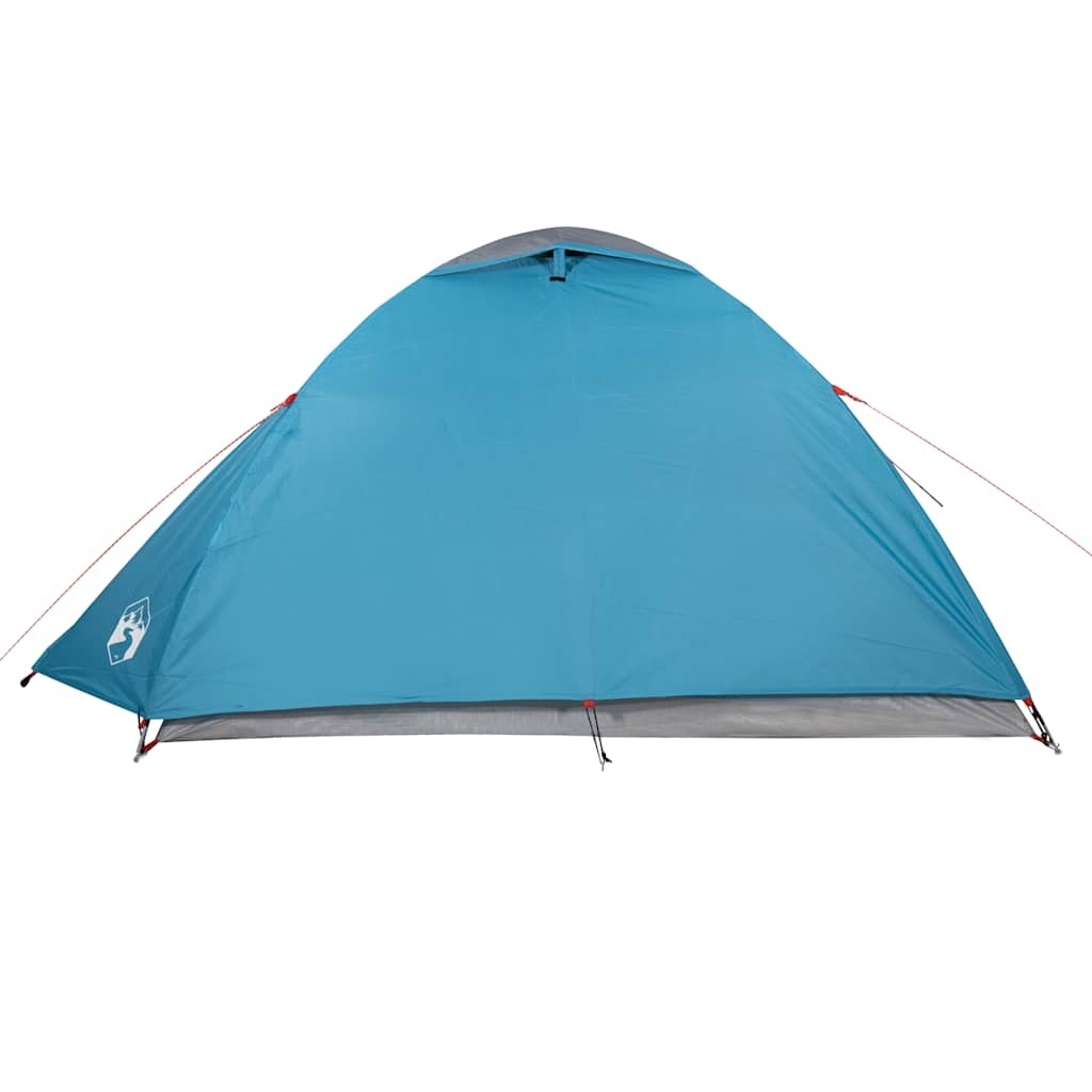 vidaXL Camping Tent Dome 4-Person Blue Waterproof - Image 7
