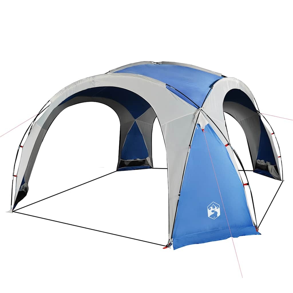 vidaXL Party Tent Blue Waterproof - Image 5