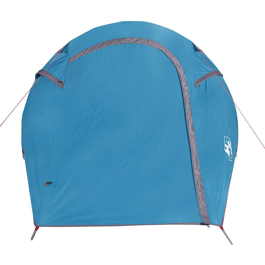 vidaXL Camping Tent Tunnel 2-Person Blue Waterproof - Image 6