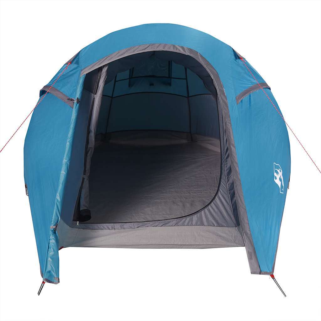 vidaXL Camping Tent Tunnel 2-Person Blue Waterproof - Image 7