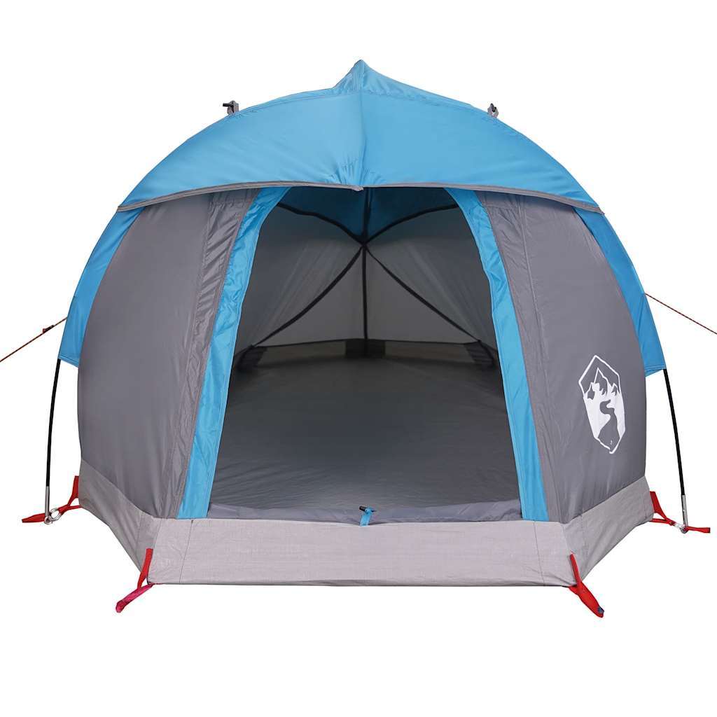 vidaXL Camping Tent Dome 1-Person Blue Waterproof - Image 7
