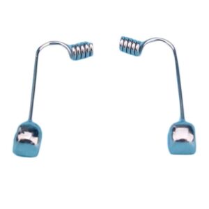 1 Pair Silver Metal Plug-in Eyeglass Nose Pad Arm Replacement Eyeglass Repair Kit Glasses Nose Pad Arm Holder