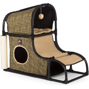 Prevue Pet Products Catville Loft Leopard Print