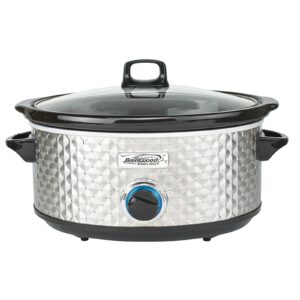 Brentwood Select 7 Quart Slow Cooker in Silver